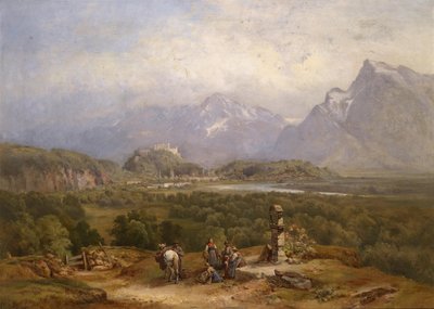 Wide View of Salzburg by Anton Hansch